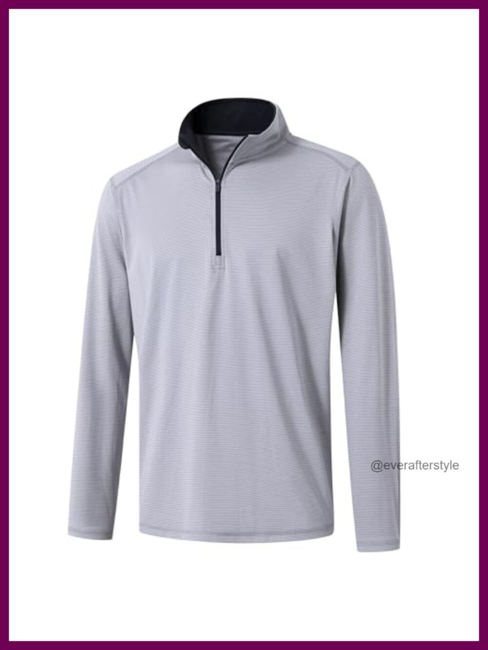 Mens Quarter Zip Pullover Performance Dry Fit Mock Neck Golf Midlayer 1/4 Zip